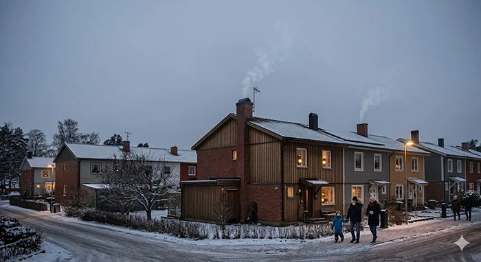 Eldning är vanligt i villakvarter