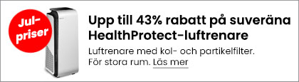 Stora rabatter på HealthProtect luftrenare